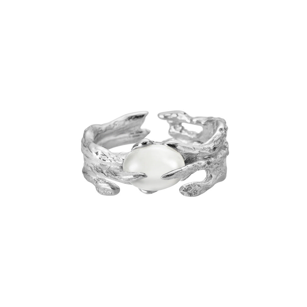 Dragon Scratch Moonstone Ring