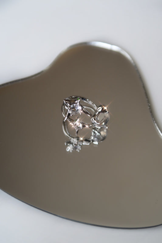 Moon & stars ring