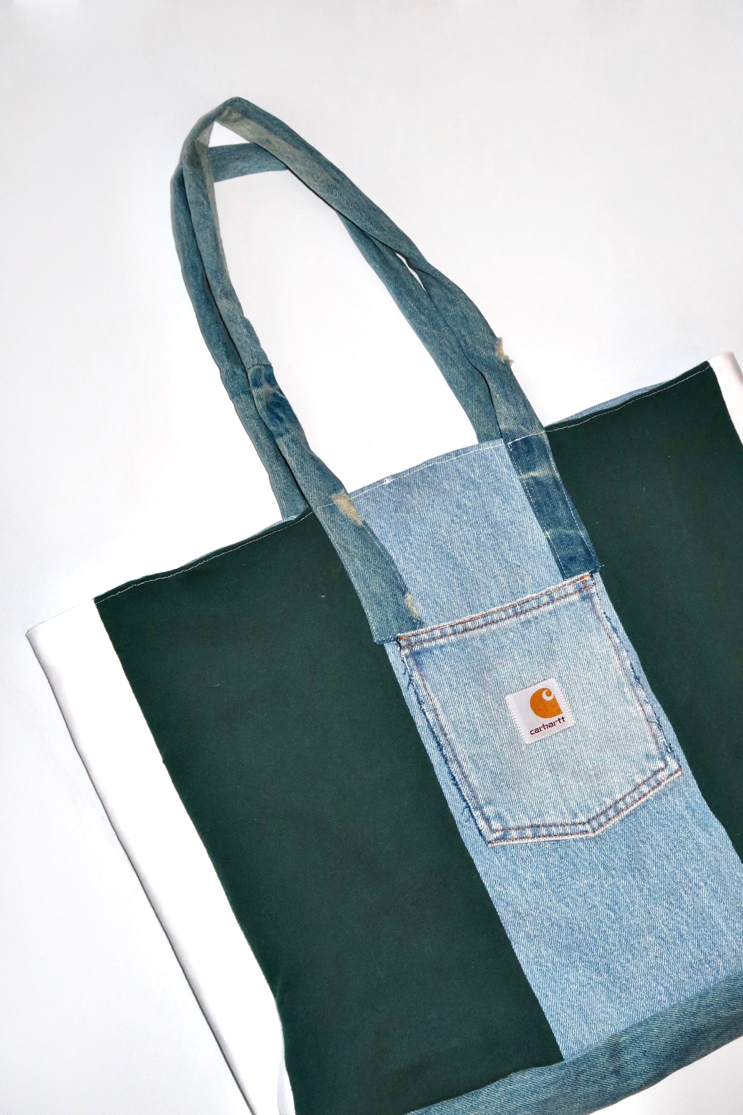 Carhartt Patchwork Denim Tote Bag