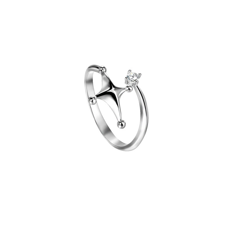 Star with Zirconia Ring