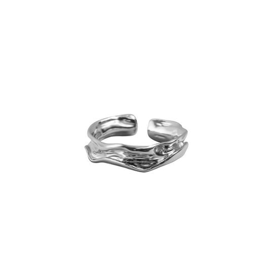 Minimalist Ripple Ring