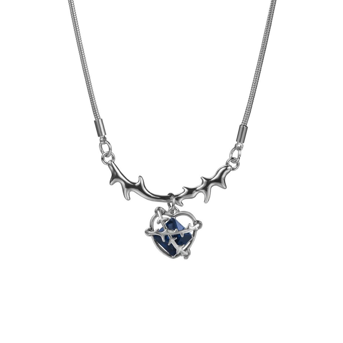 Thorn Twisted Heart Necklace