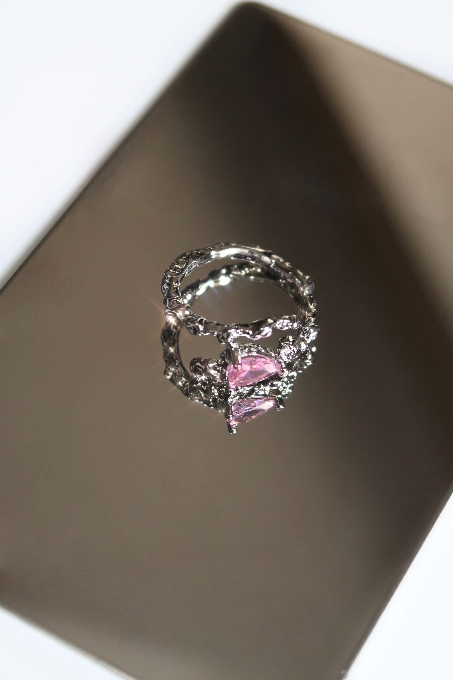 Pink Dragon's Eye Ring