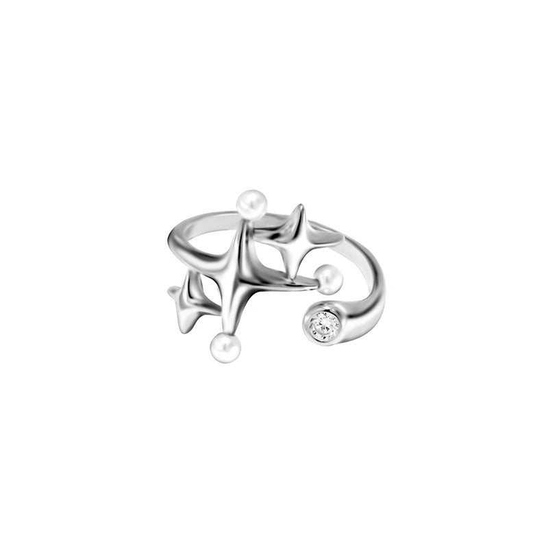 Crucifix Star Ring