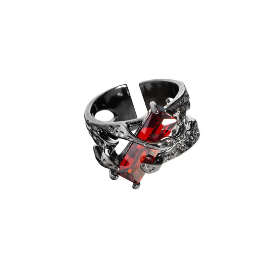 Ruby Black Ring